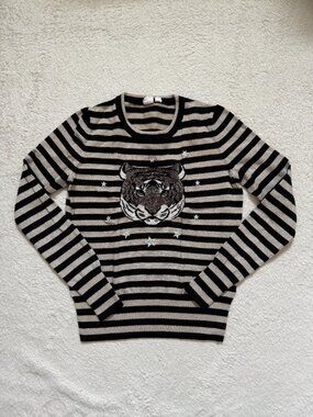 Gap Striped Tiger and Stars Sweater